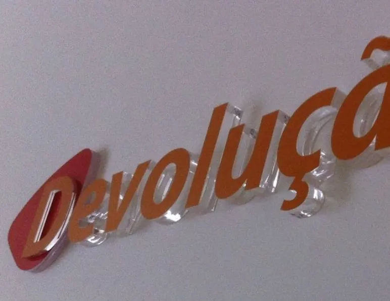 Corte a laser Devolução